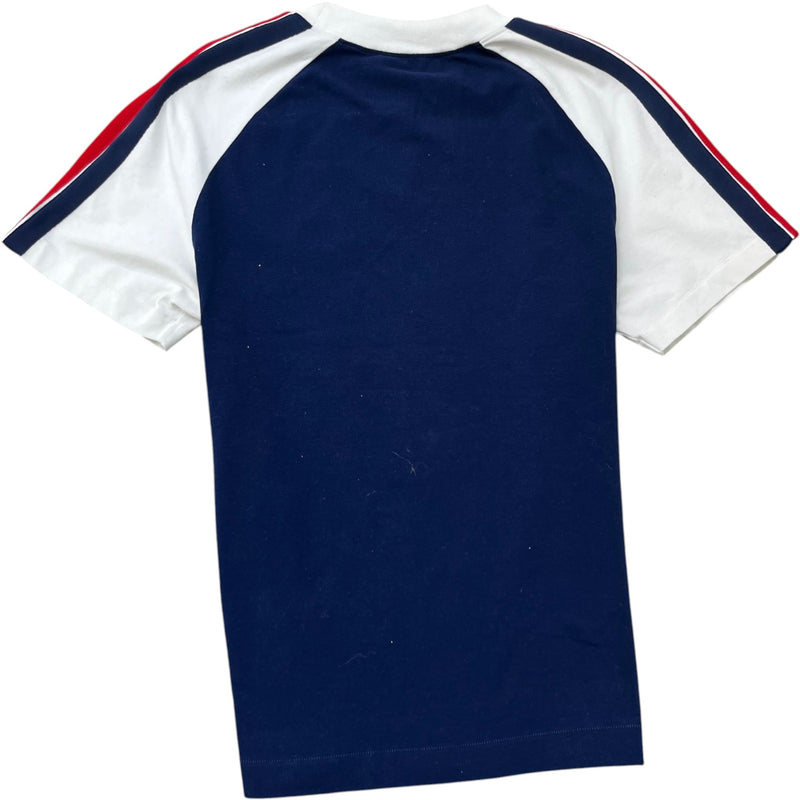 Men's Embroidered Logo T-Shirt Navy Size XS