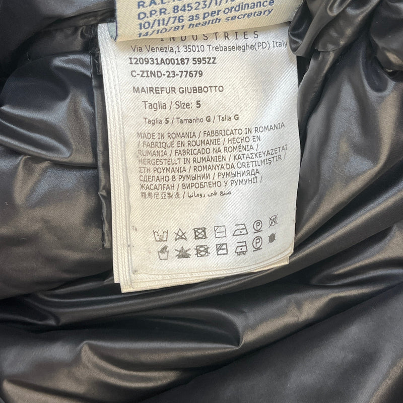 Men's Mairefur Down Jacket Black Size 5 / XXL