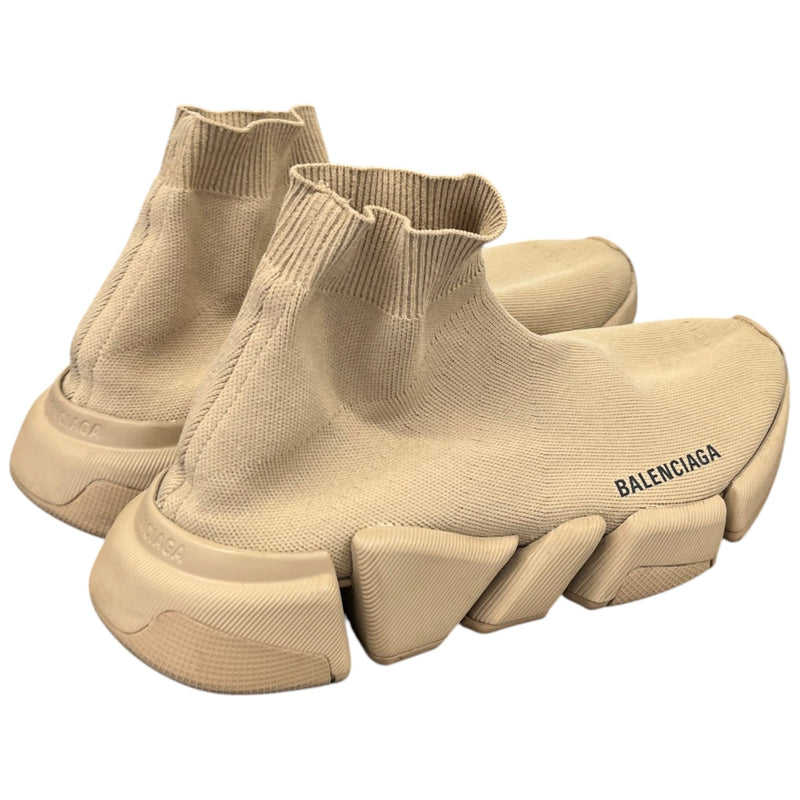 Women's Speed Sock High Trainers Beige Size UK 6 / EU 39