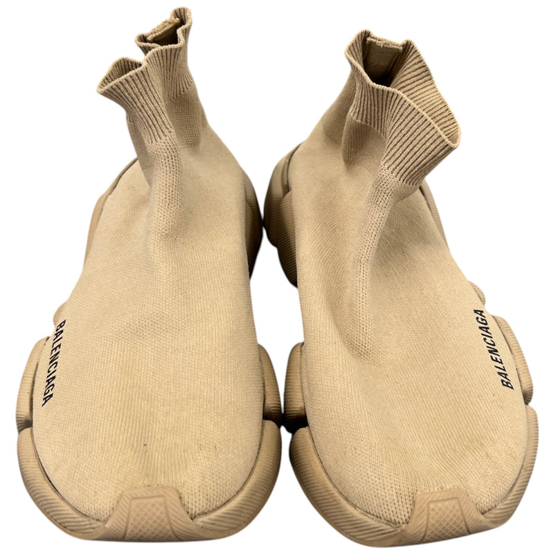 Women's Speed Sock High Trainers Beige Size UK 6 / EU 39