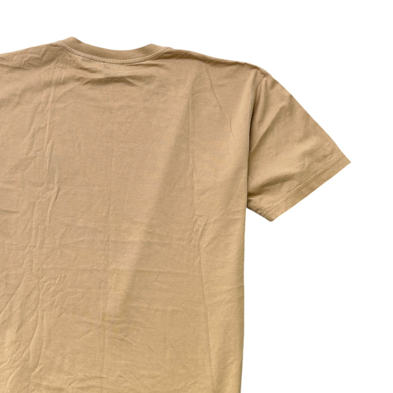 Men's Abel Coordinates Logo T-Shirt Beige Size XS