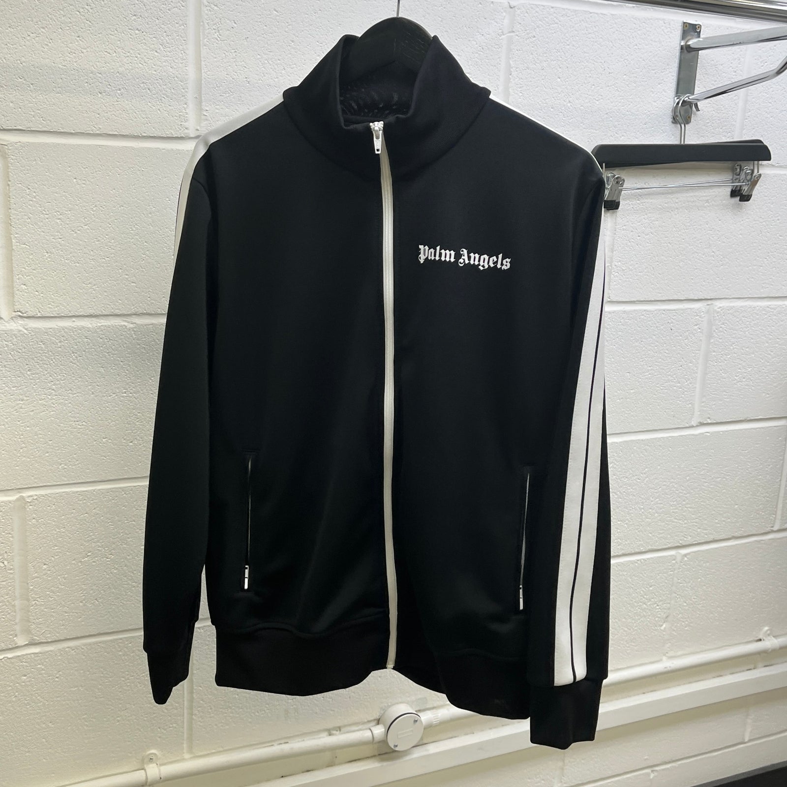 Women's Logo Print Track Jacket Black Size XL / UK 14 - Photo 8