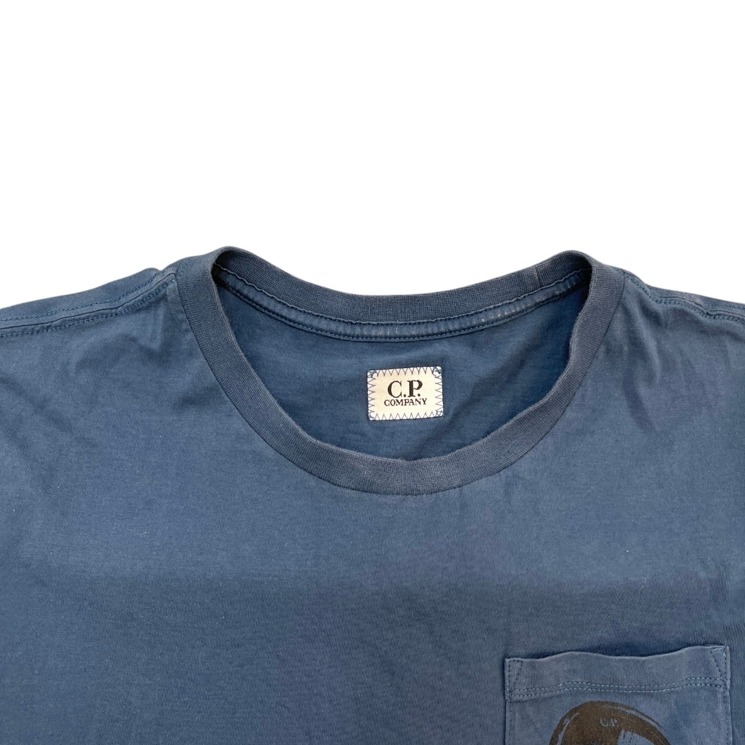 Men's Logo Pocket T-Shirt Blue Size S - Photo 6