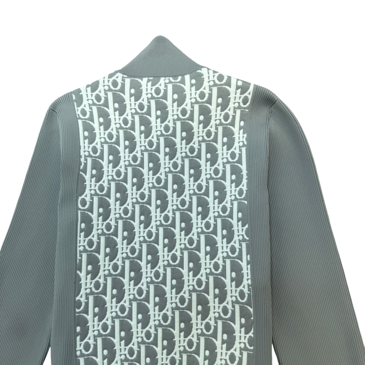 Men's Oblique Technical Track Jacket Grey Size M - Photo 5