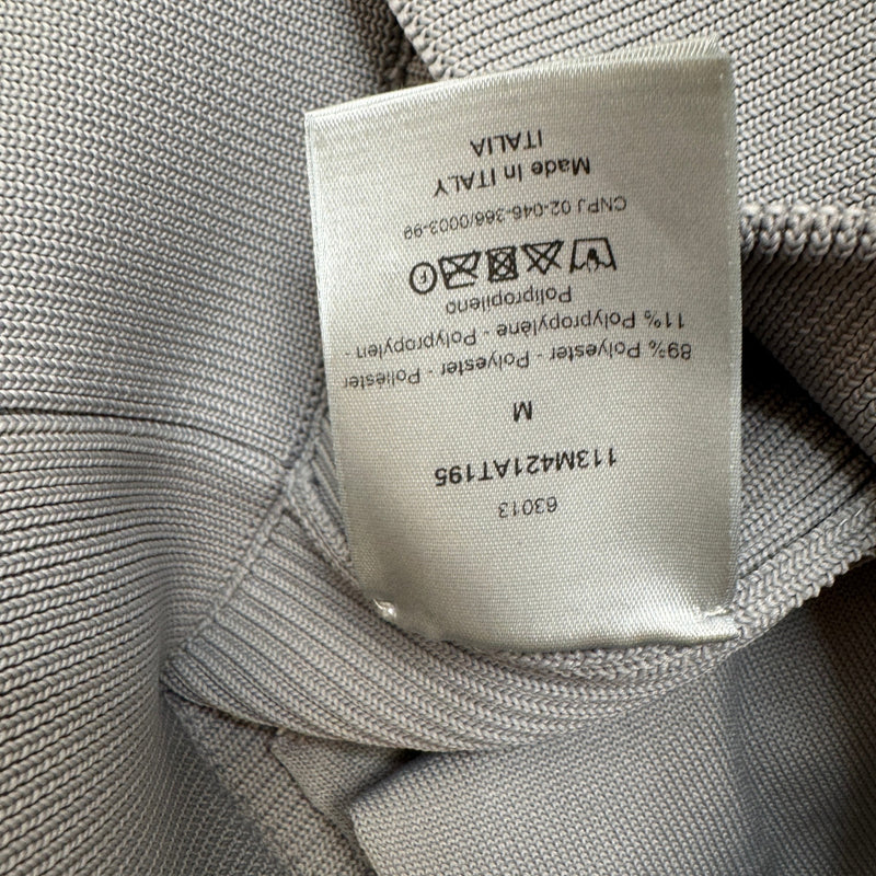 Men's Oblique Technical Track Jacket Grey Size M