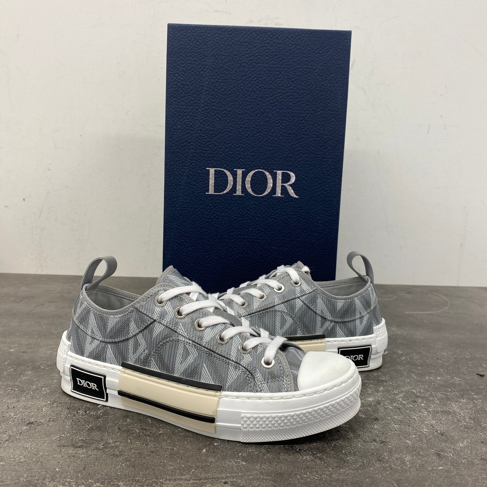 Women's B23 Cd Diamond Low Trainers Grey Size EU 36 / UK 3 - Photo 12