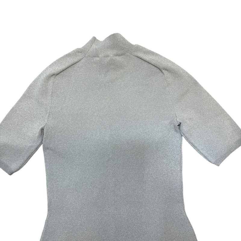 Women's Logo Short Sleeve Mini Dress Grey Size XS / UK 6