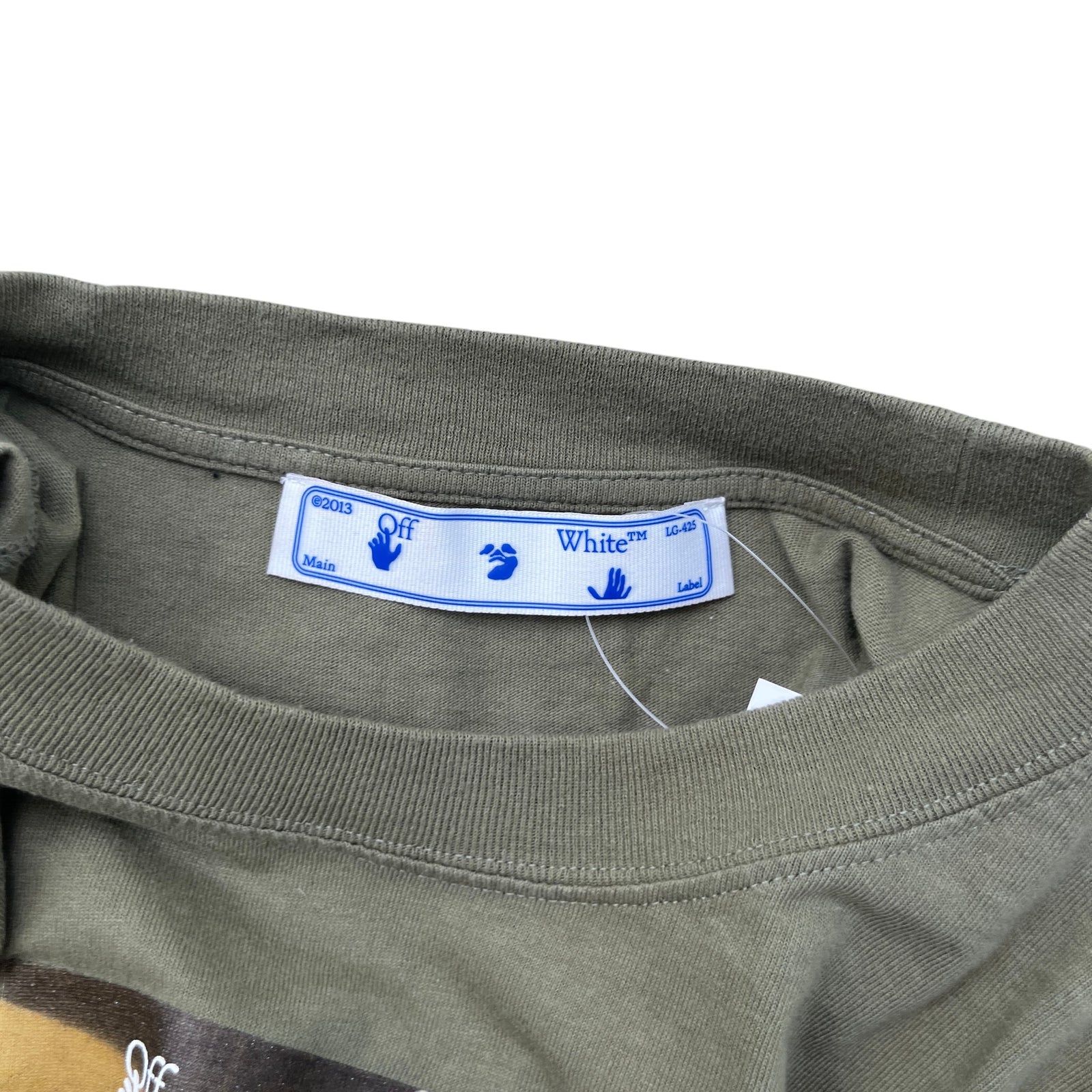 Men's Caravaggio Boy T-Shirt Khaki Size S - Photo 8