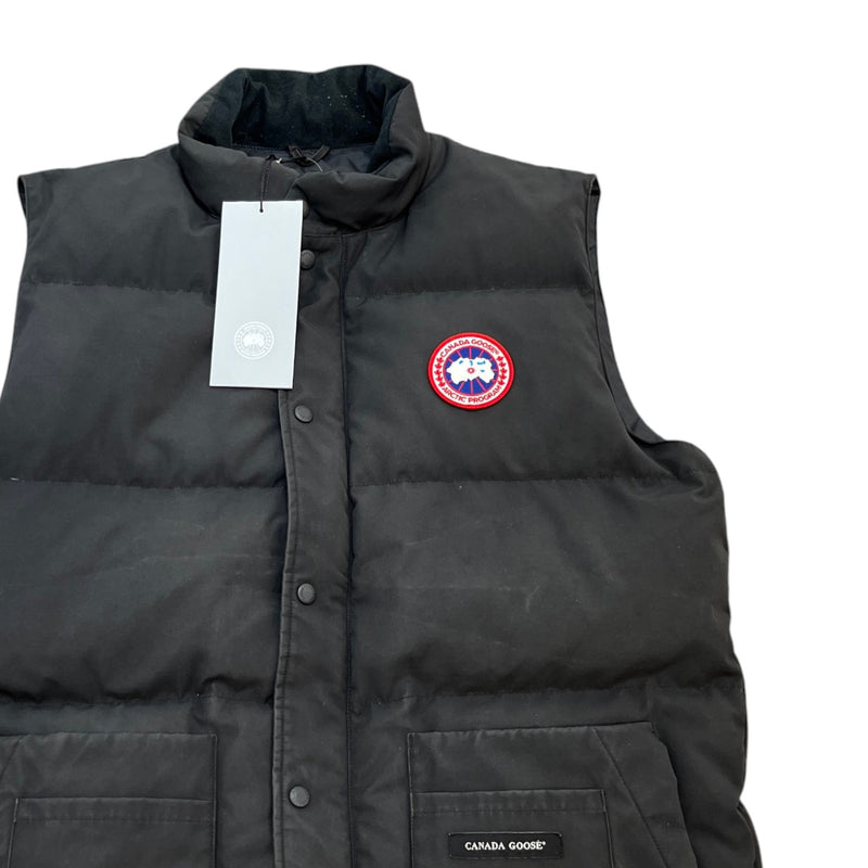 Men's Freestyle Crew Gilet Black Size XL