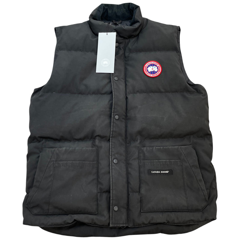 Men's Freestyle Crew Gilet Black Size XL