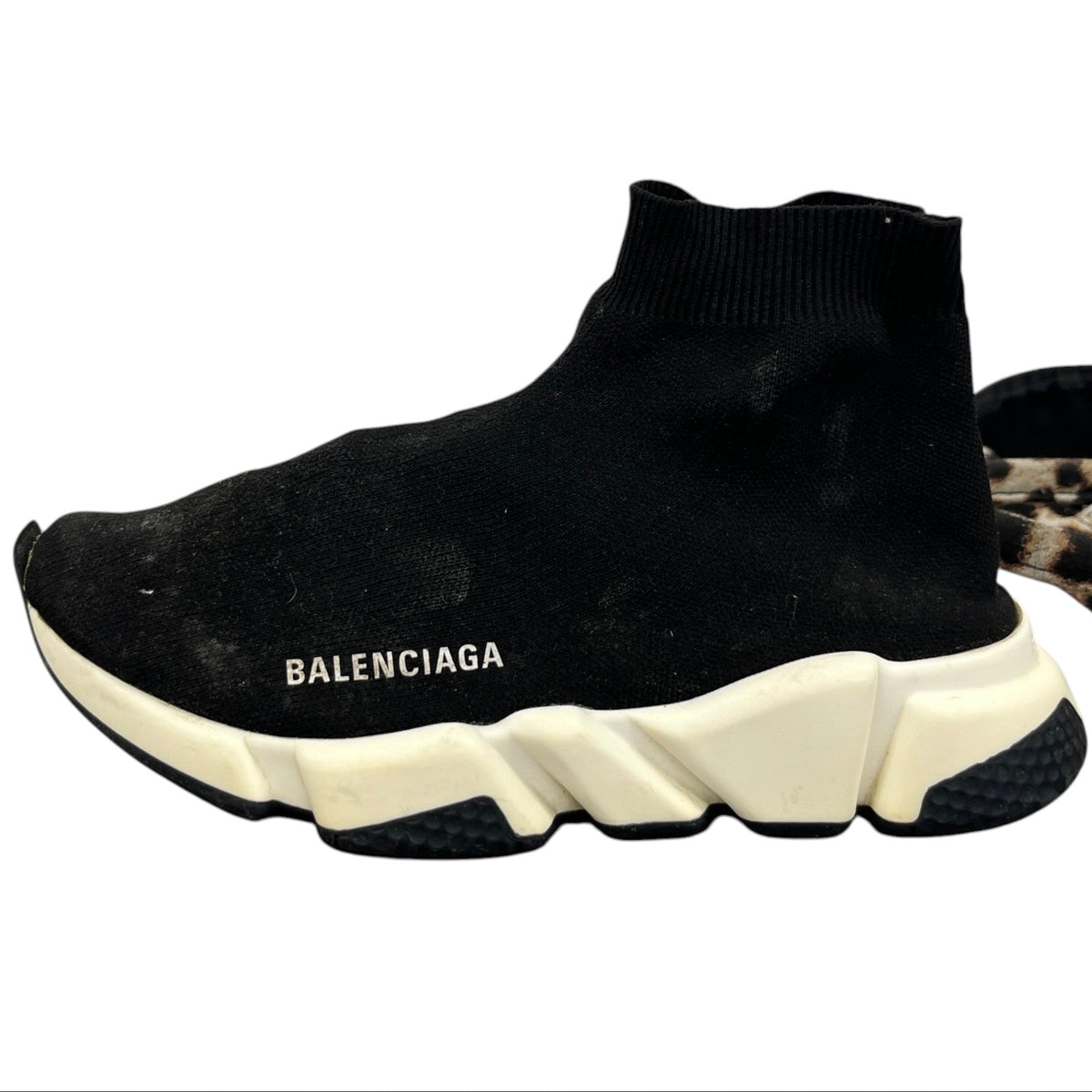 Women's Speed Sock Knit High Trainers Black Size UK 6 / EU 39 - Photo 5