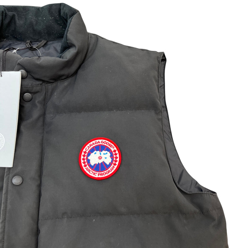 Men's Freestyle Crew Gilet Black Size XL