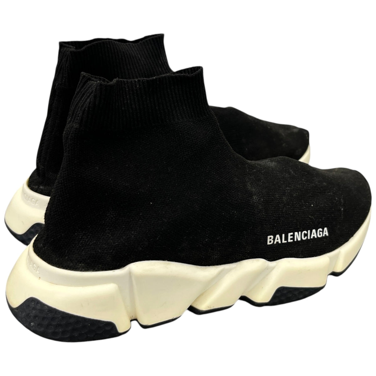 Women's Speed Sock Knit High Trainers Black Size UK 6 / EU 39 - Photo 7