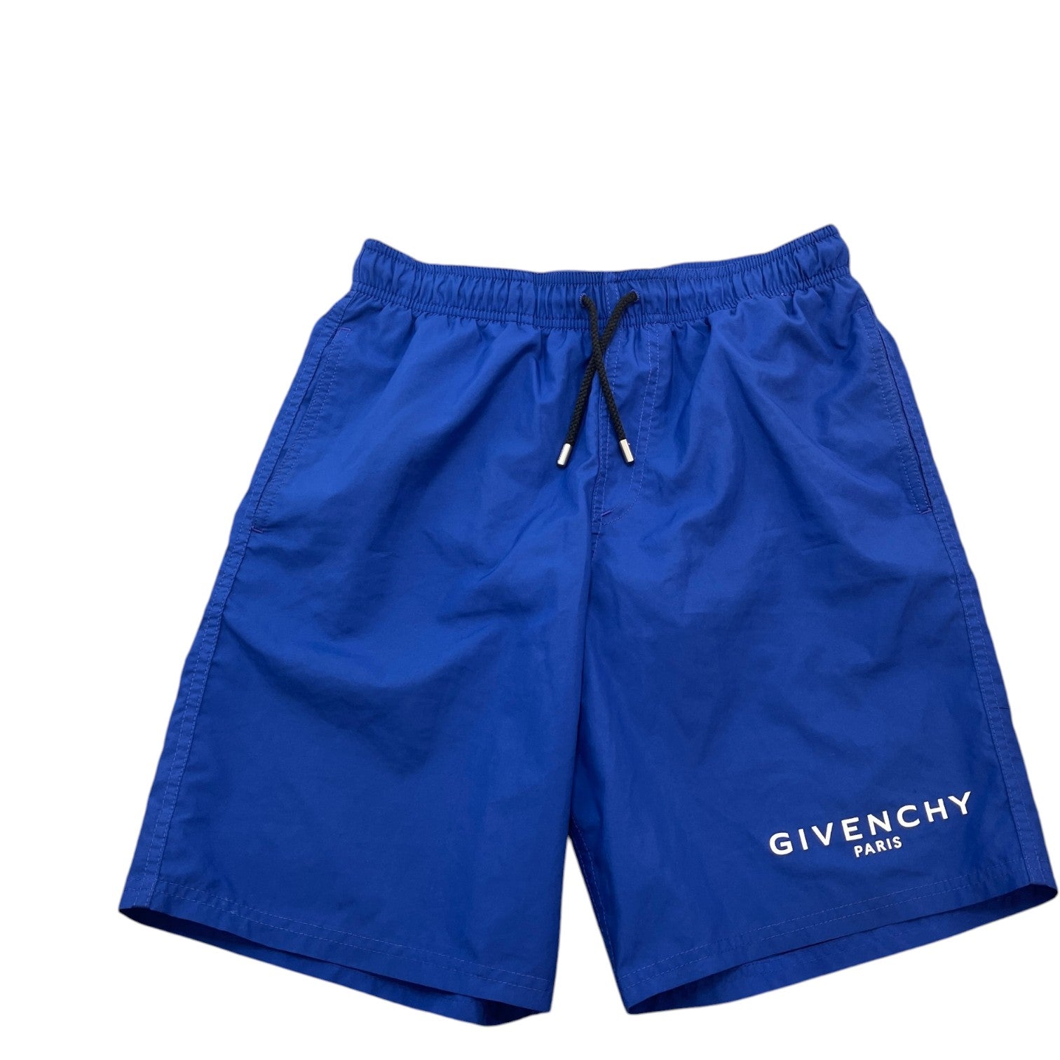 Men's Logo Print Swim Shorts Blue Size M - Photo 1