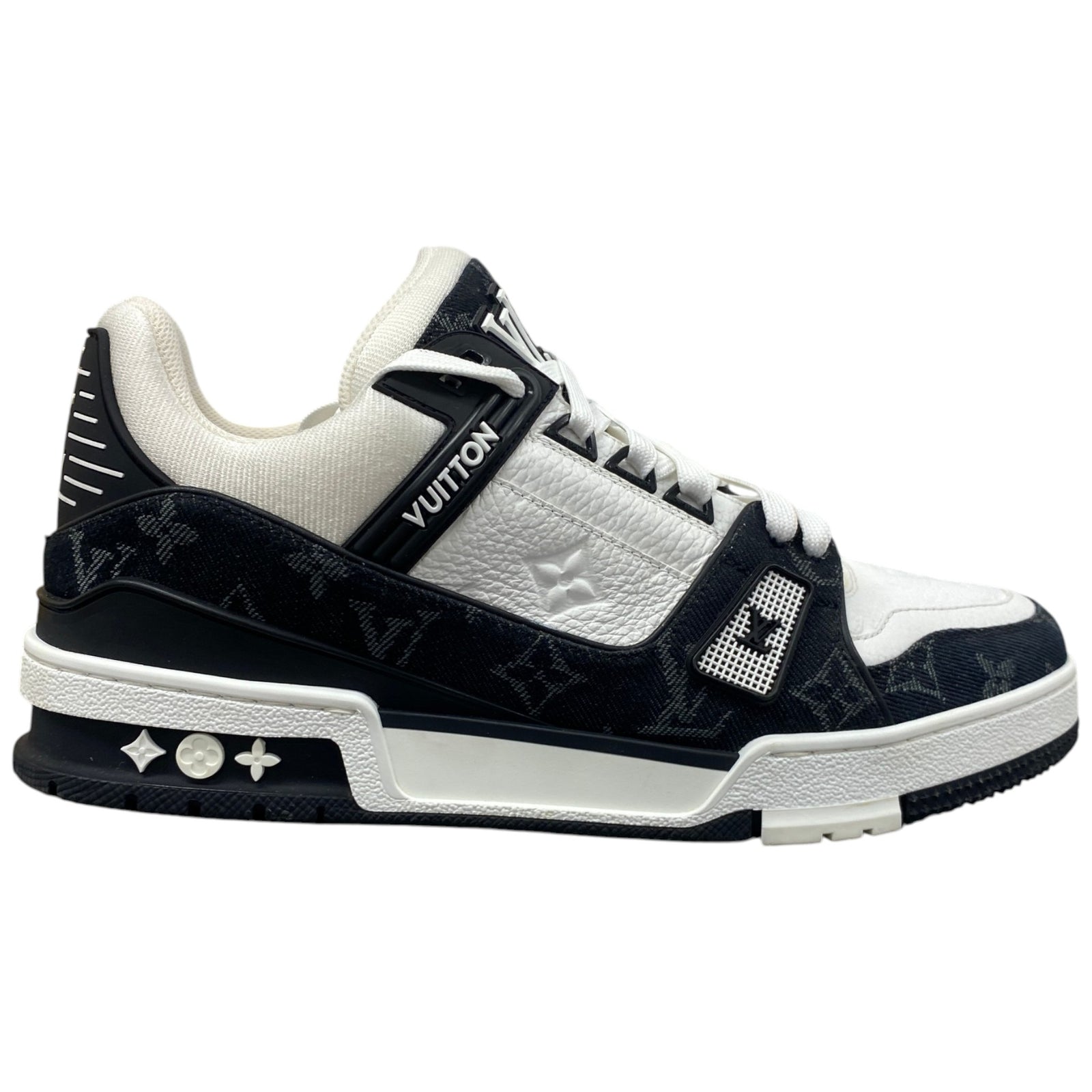 Men's Lv Low Trainers Black Size EU 41.5 / UK 7.5 - Photo 1