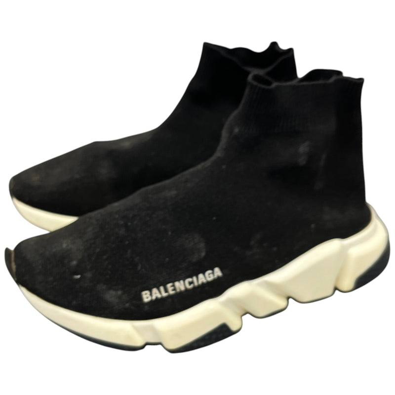 Women's Speed Sock Knit High Trainers Black Size UK 6 / EU 39