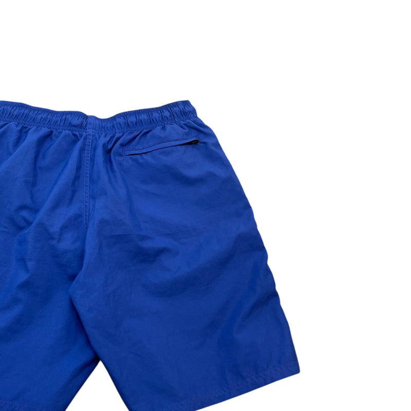 Men's Logo Print Swim Shorts Blue Size M