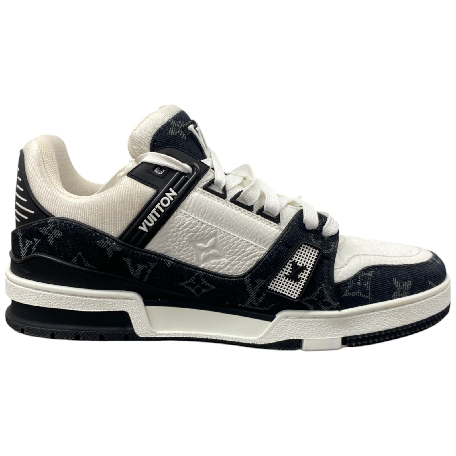 Men's Lv Low Trainers Black Size EU 41.5 / UK 7.5 - Photo 4