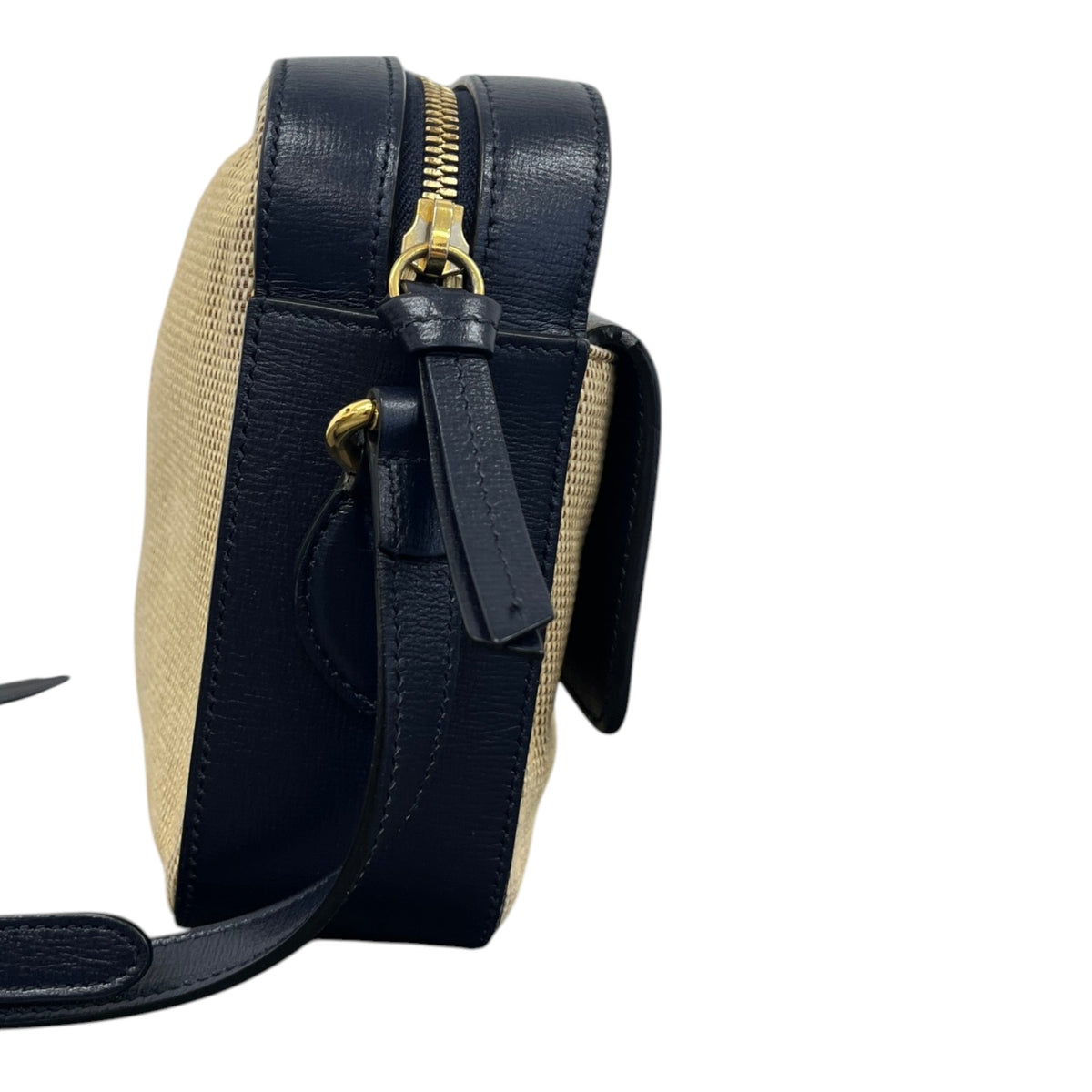 Women's Horsebit 1955 Flap Pocket Camera Crossbody Bag Navy - Photo 6
