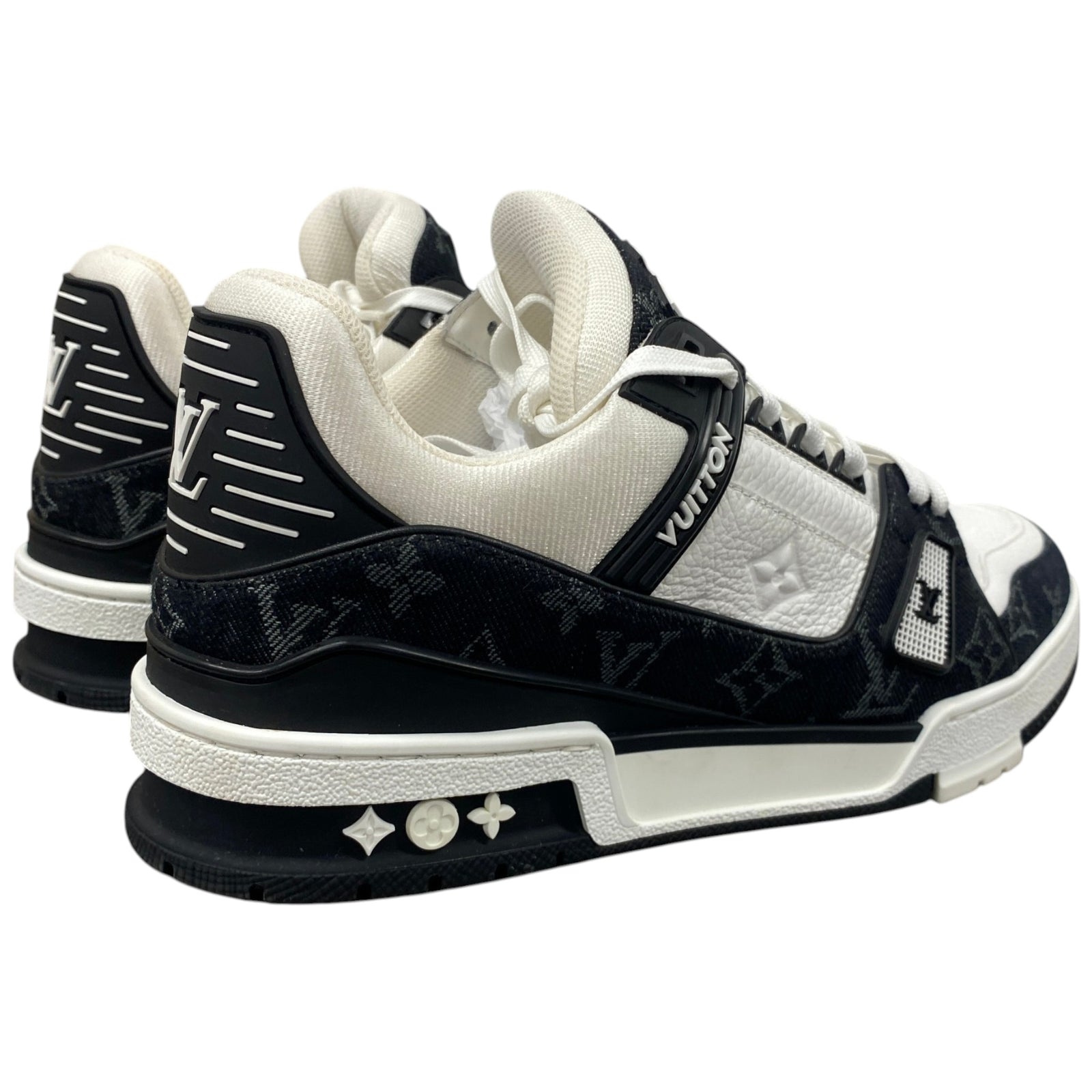 Men's Lv Low Trainers Black Size EU 41.5 / UK 7.5 - Photo 9