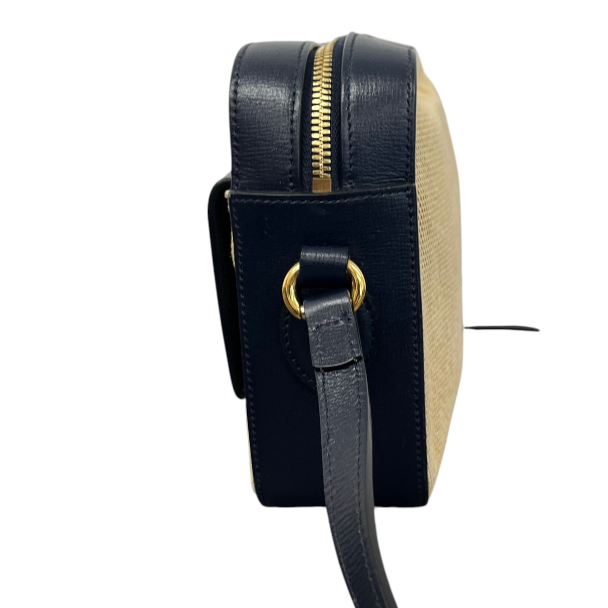 Women's Horsebit 1955 Flap Pocket Camera Crossbody Bag Navy - Photo 7