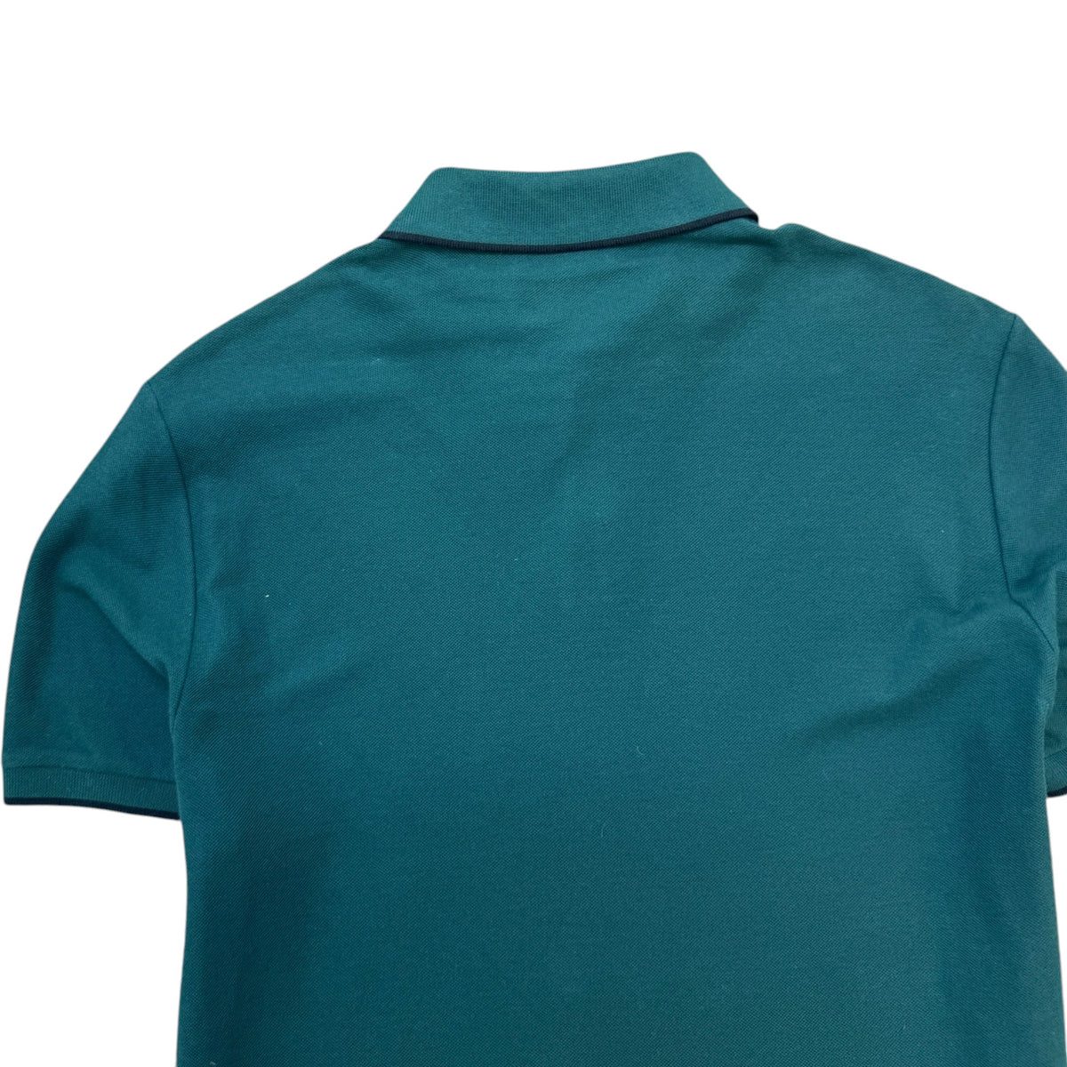 Men's Cotton Polo Shirt Green Size L - Photo 5