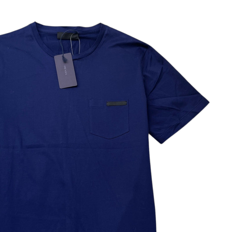 Men's Logo Patch T-Shirt Navy Size M