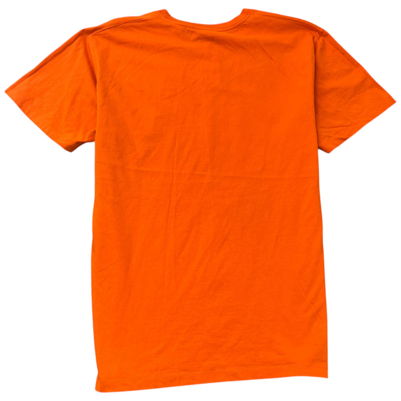 Men's Palms Print T-Shirt Orange Size M