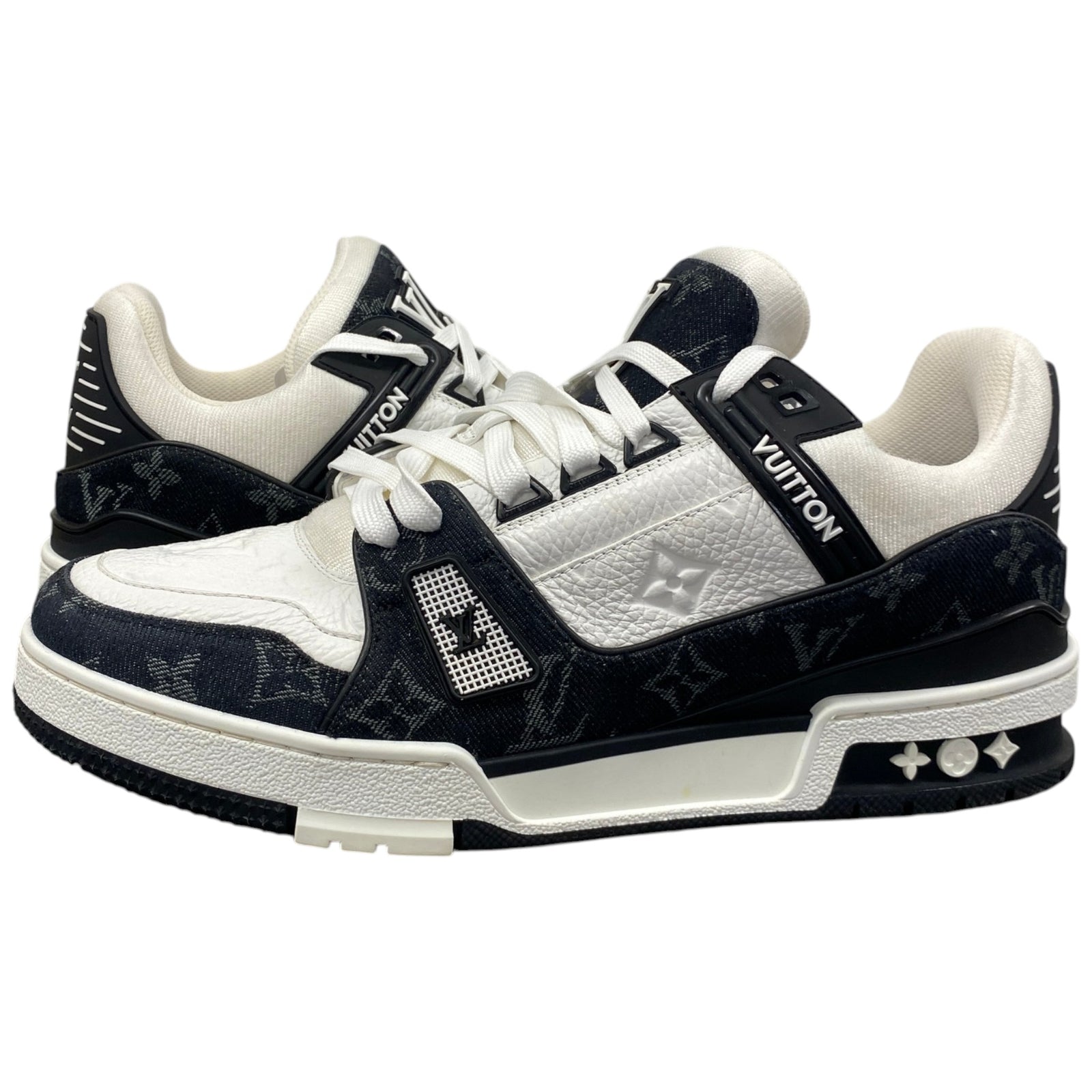 Men's Lv Low Trainers Black Size EU 41.5 / UK 7.5 - Photo 3