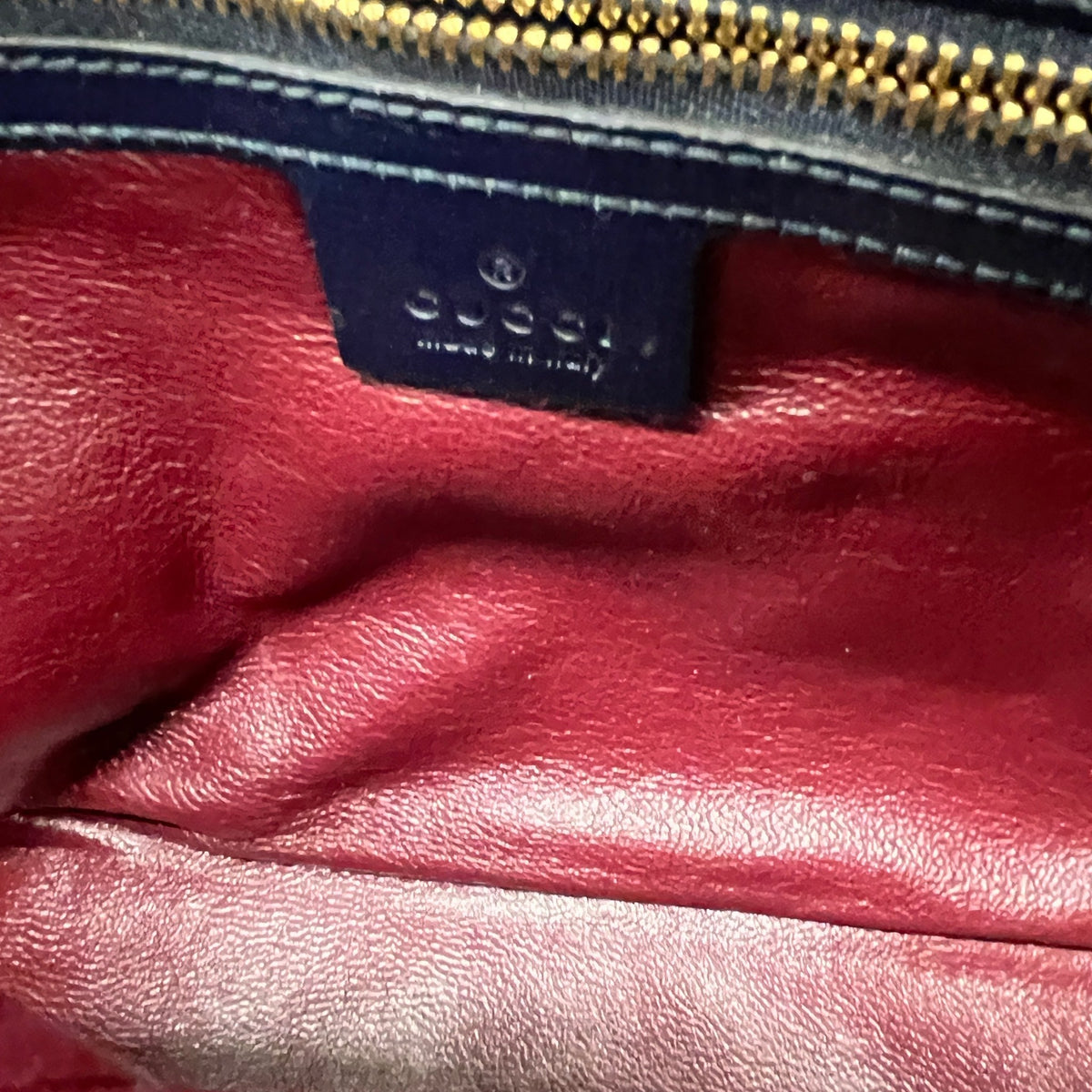 Women's Horsebit 1955 Flap Pocket Camera Crossbody Bag Navy - Photo 11