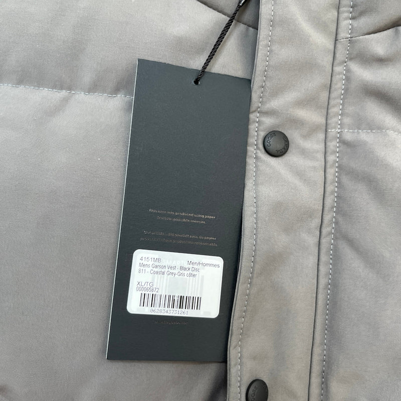 Men's Garson Gilet Grey Size XL