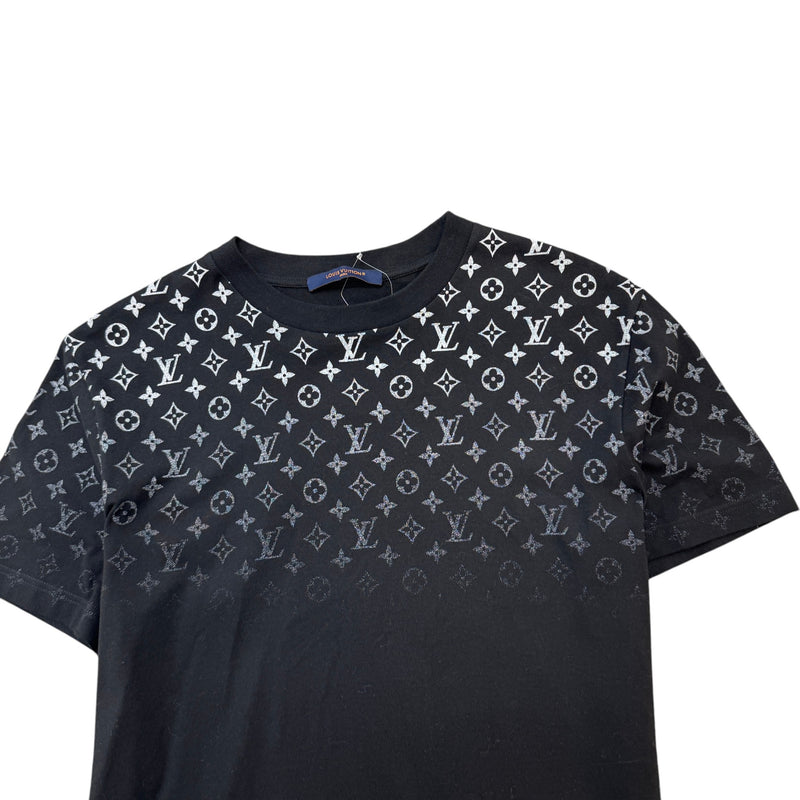 Men's Monogram Gradient T-Shirt Black Size M