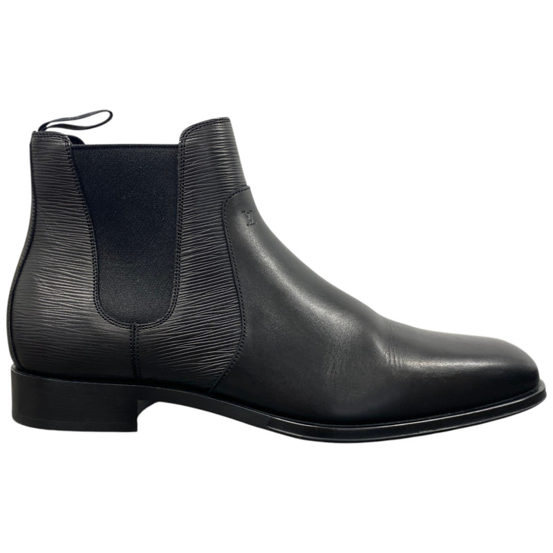 Men's Epi Leather Chelsea Boots Black Size EU 42 / UK 8