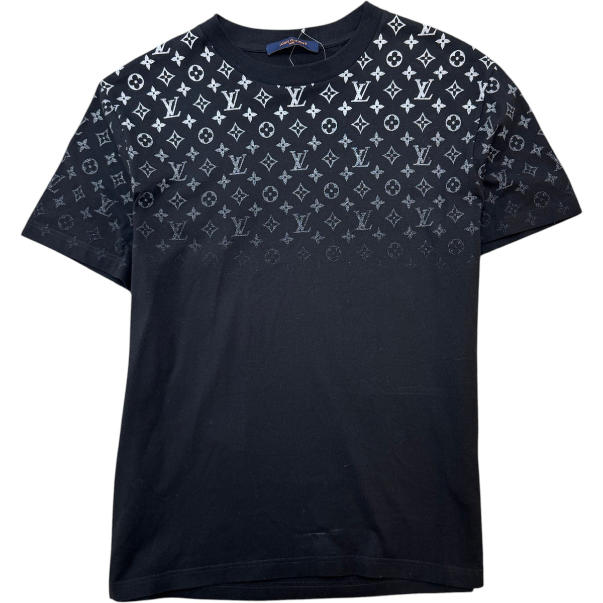 Men's Monogram Gradient T-Shirt Black Size M - Photo 1