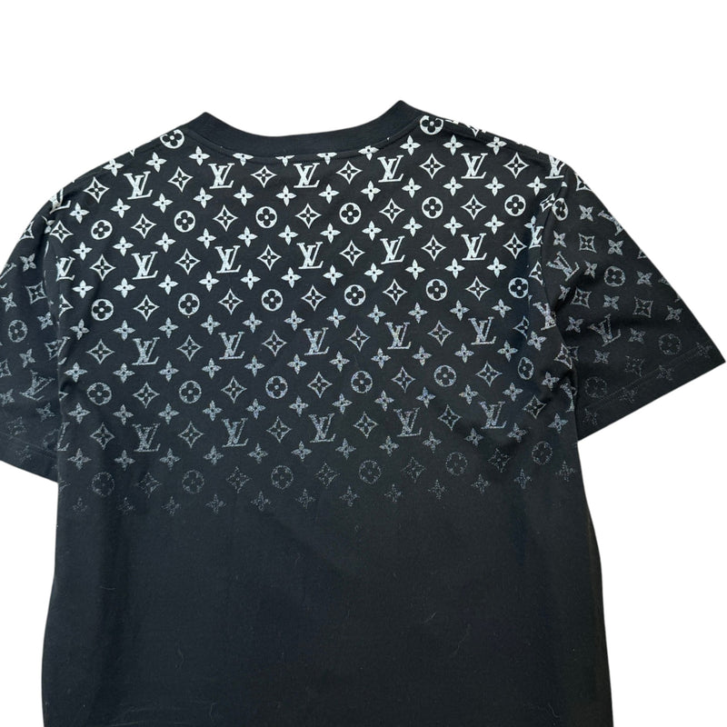 Men's Monogram Gradient T-Shirt Black Size M