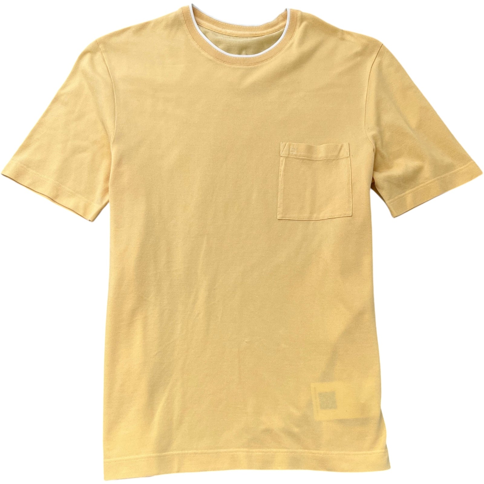 Men's H Pocket T-Shirt Yellow Size M - Photo 1