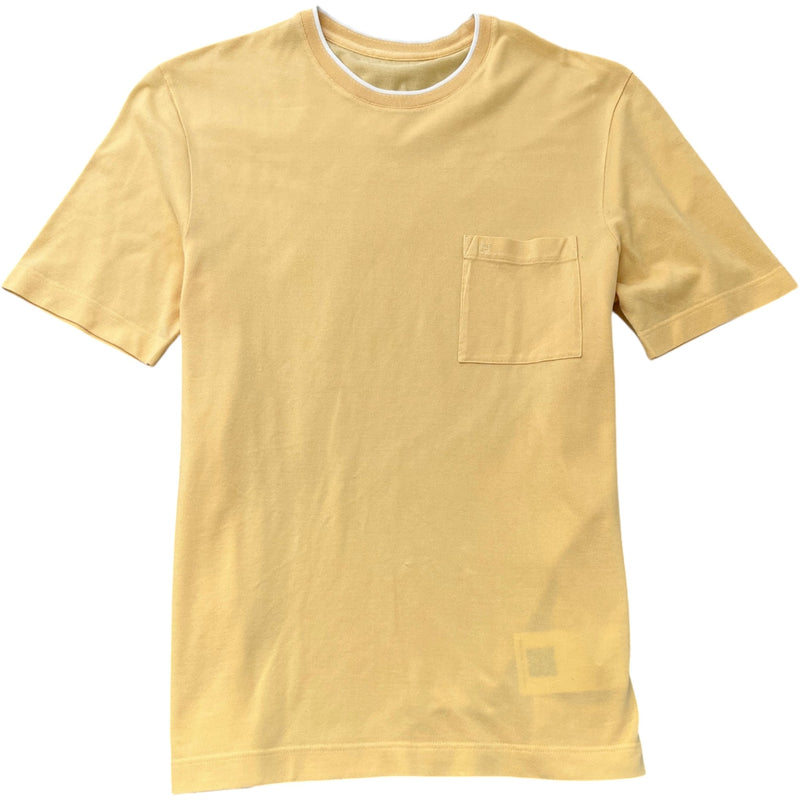 Men's H Pocket T-Shirt Yellow Size M