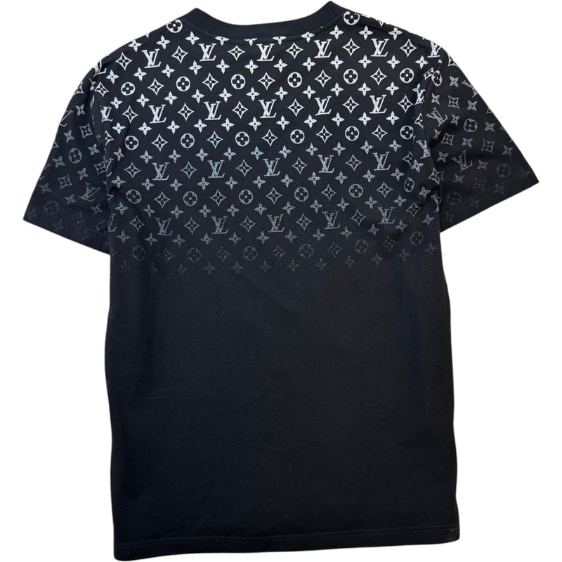Men's Monogram Gradient T-Shirt Black Size M