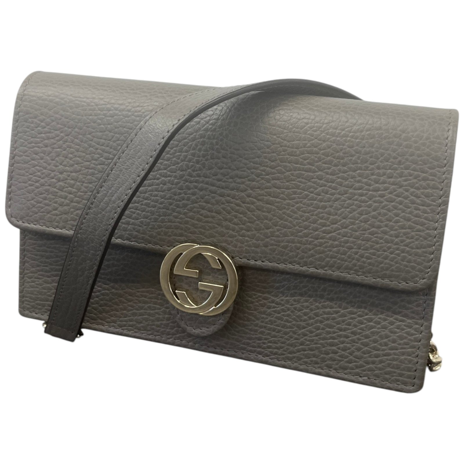 Women's Interlocking G Woc Bag Grey - Photo 4