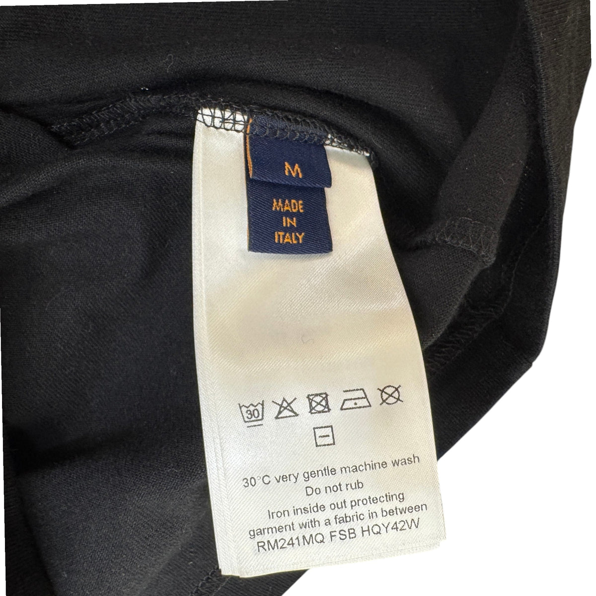 Men's Monogram Gradient T-Shirt Black Size M - Photo 6