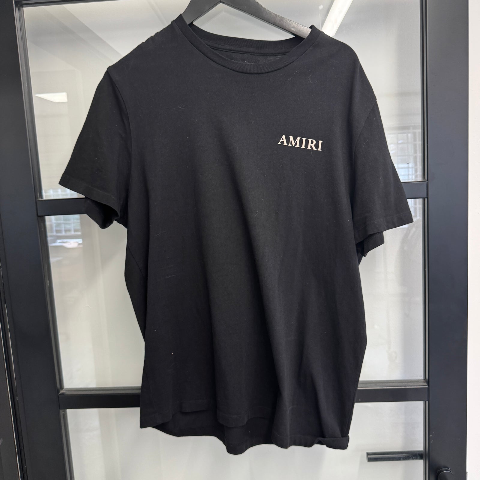 Men's Logo Print T-Shirt Black Size M - Photo 6