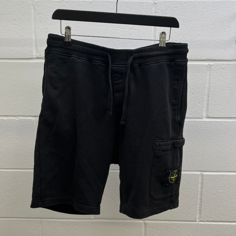 Men's Applique Logo Shorts Black Size M