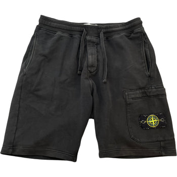 Men's Applique Logo Shorts Black Size M