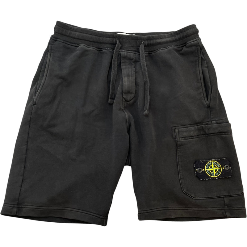 Men's Applique Logo Shorts Black Size M