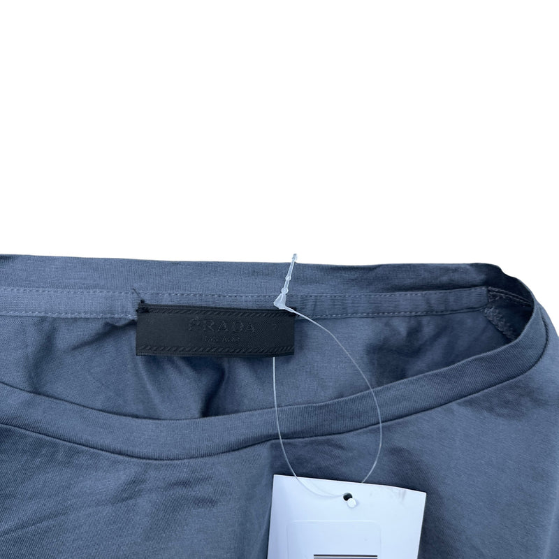 Men's Logo Patch T-Shirt Grey Size M