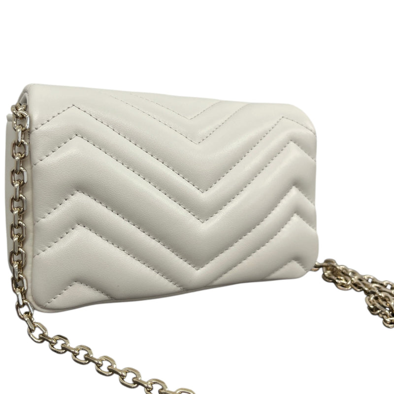 Women's GG Marmont Mini Crossbody Bag White