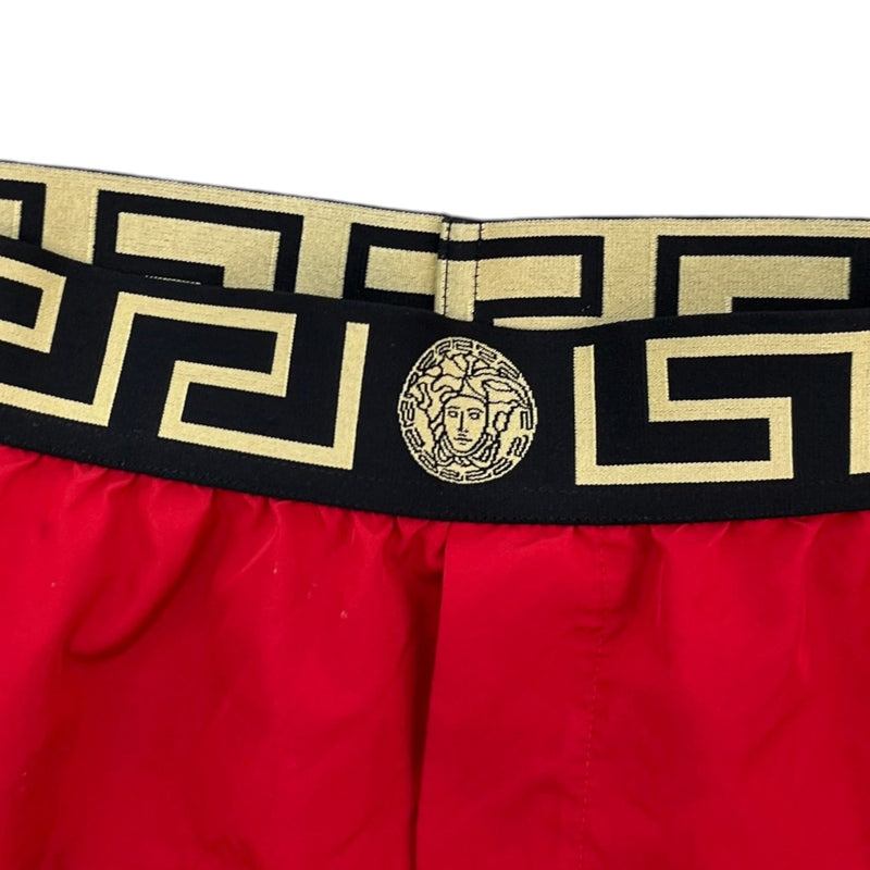 Men's Greca Border Swim Shorts Red Size XL