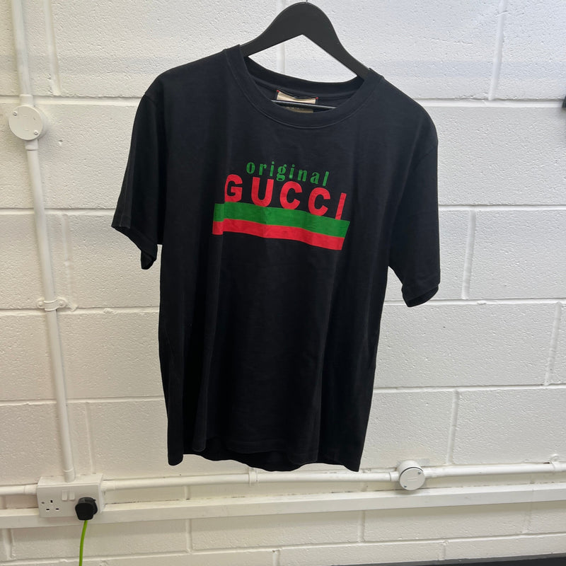 Men's Original Print T-Shirt Black Size XS