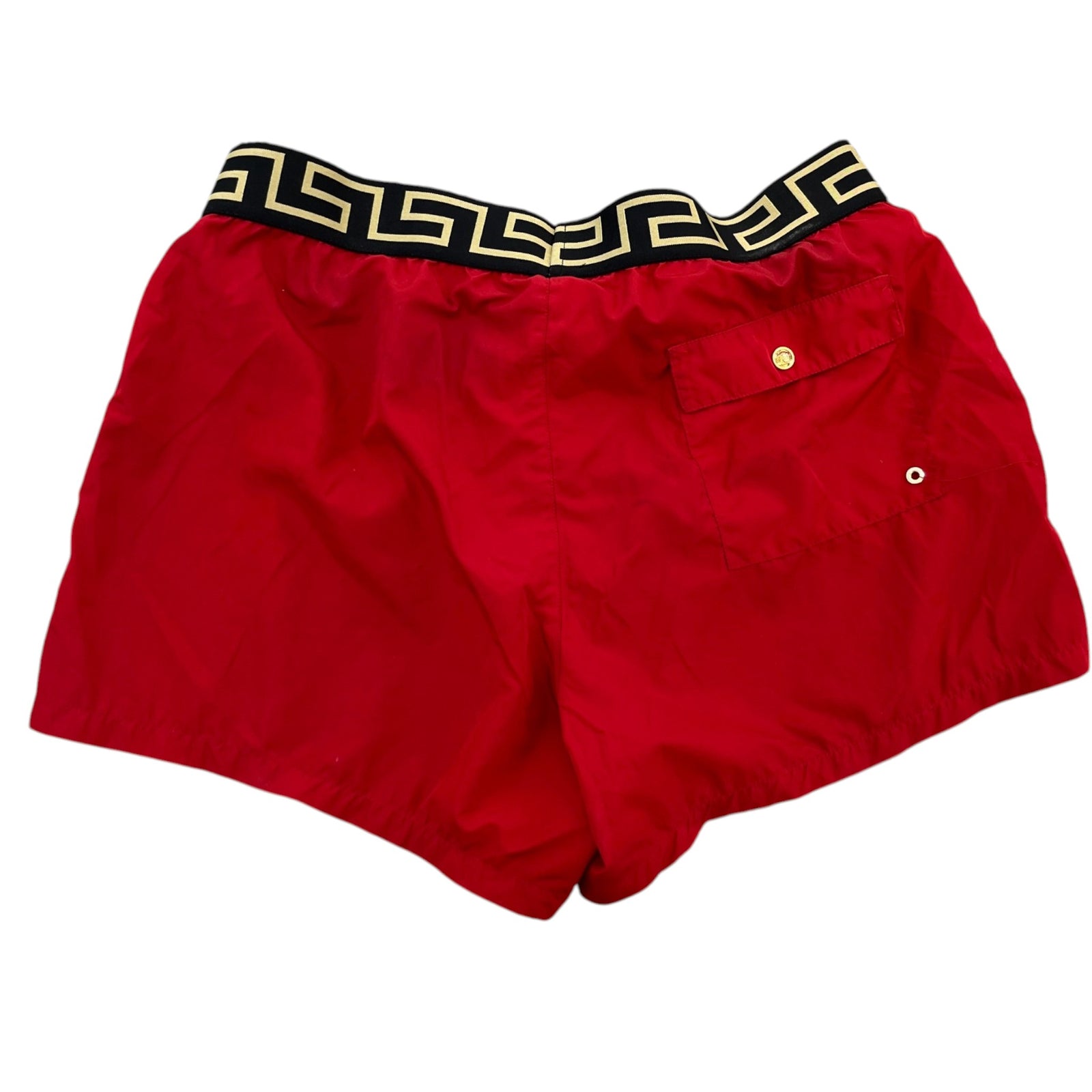 Men's Greca Border Swim Shorts Red Size XL - Photo 2