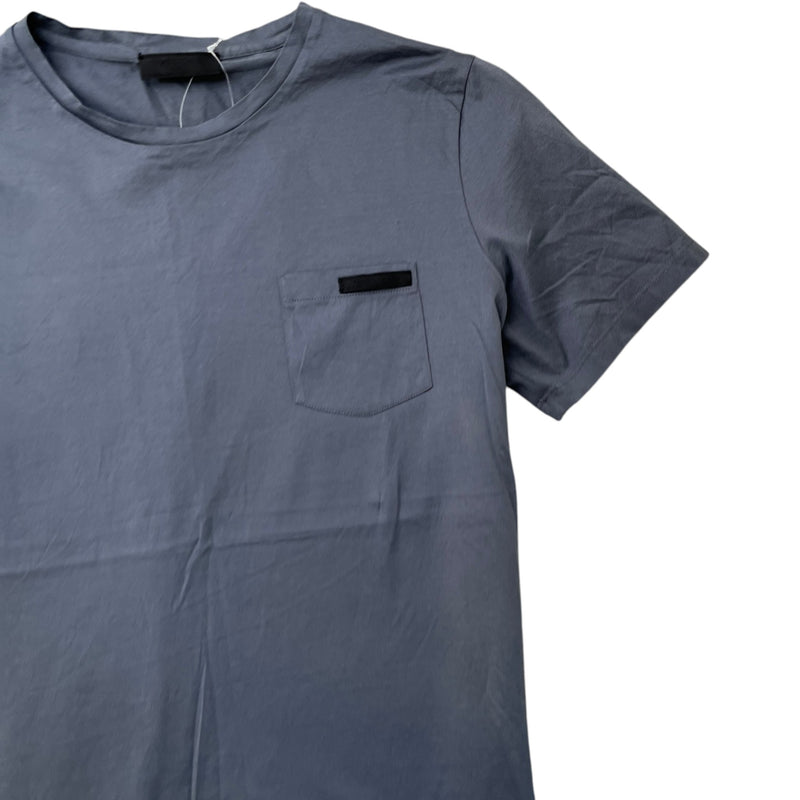 Men's Logo Patch T-Shirt Grey Size M
